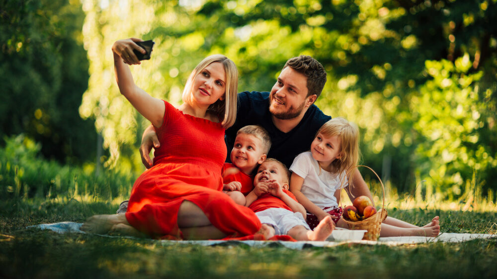 Une bonne image de la famille parfaite